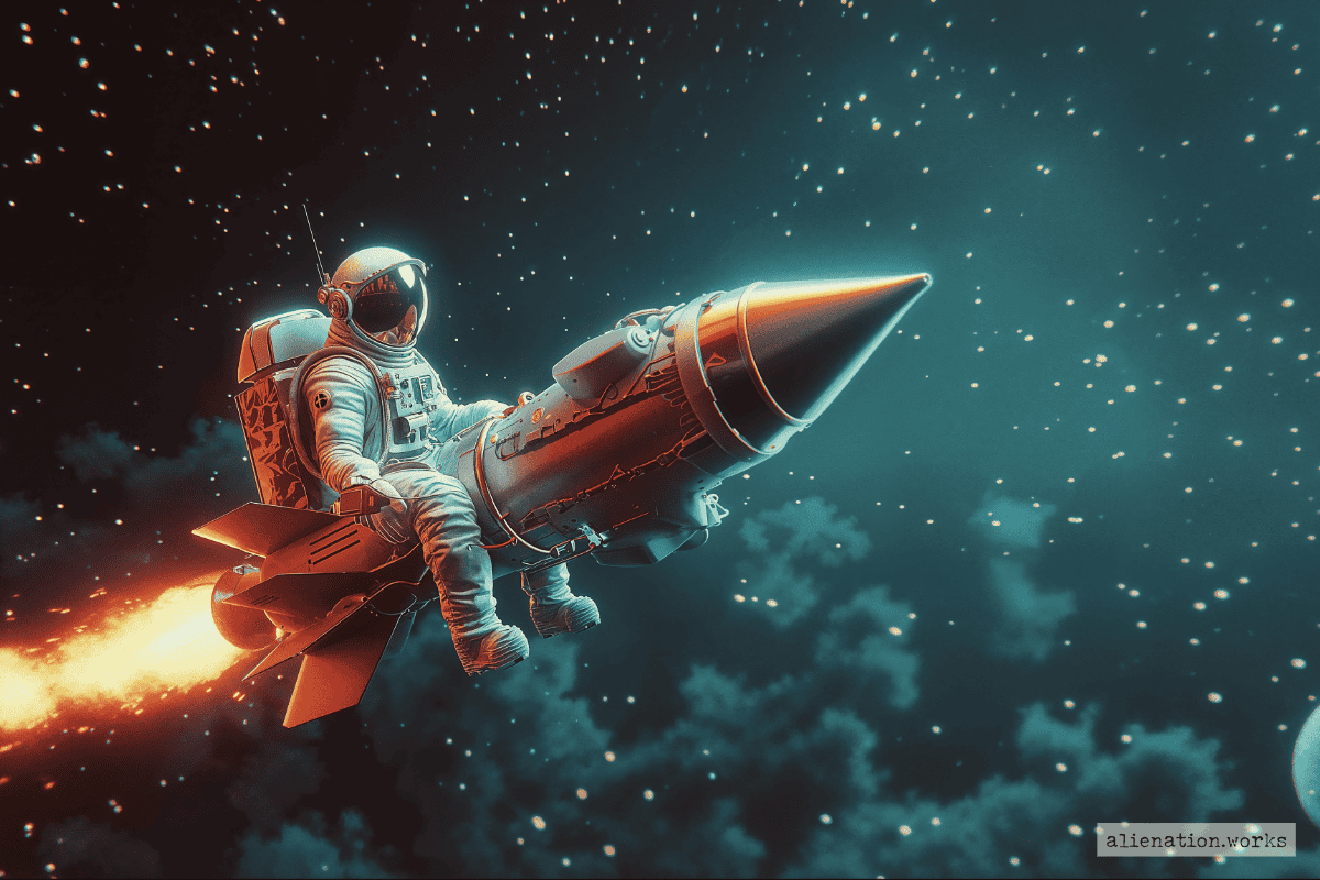 alienation works fantasie flucht sucht